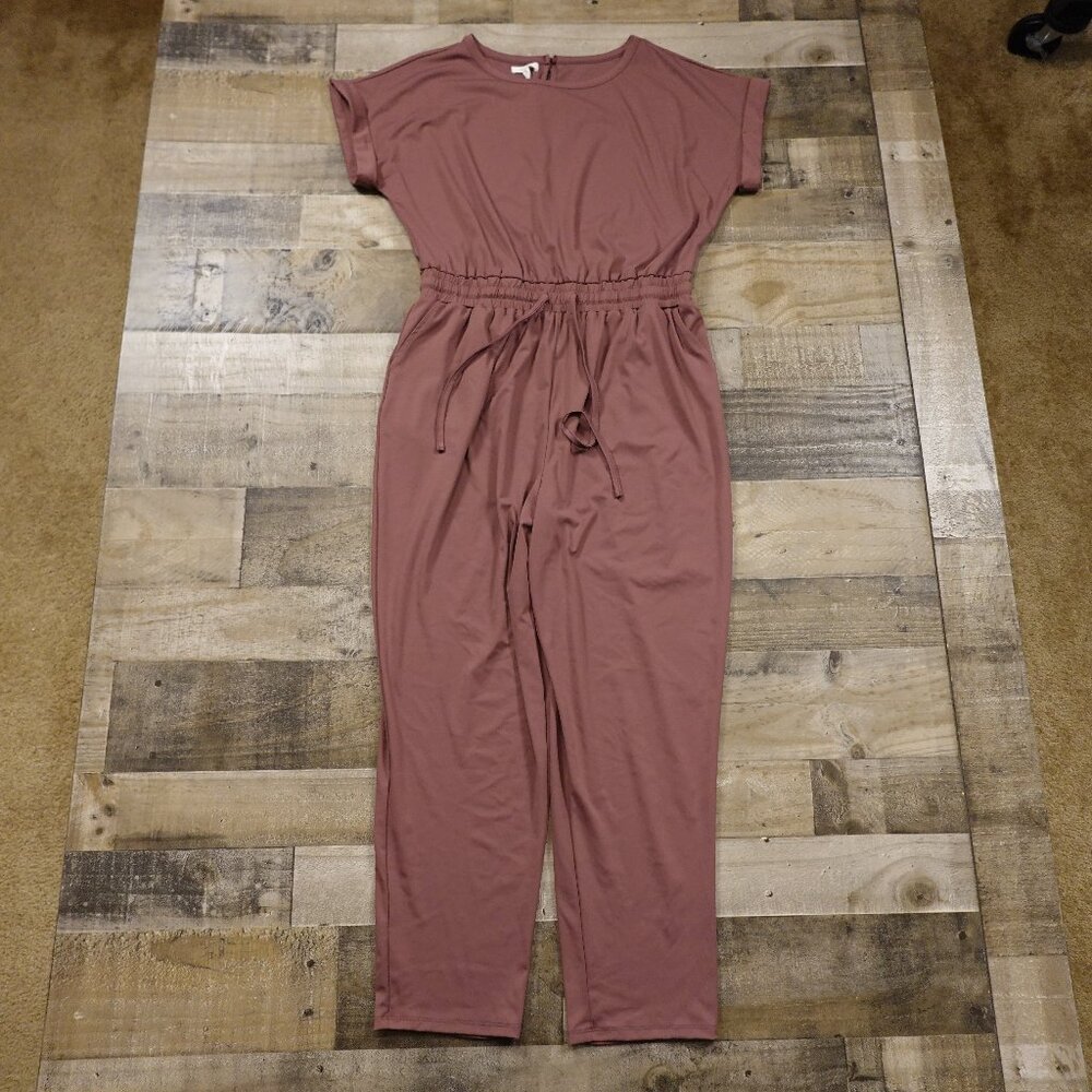Maurices Mauve Dusty Rose Jumpsuit